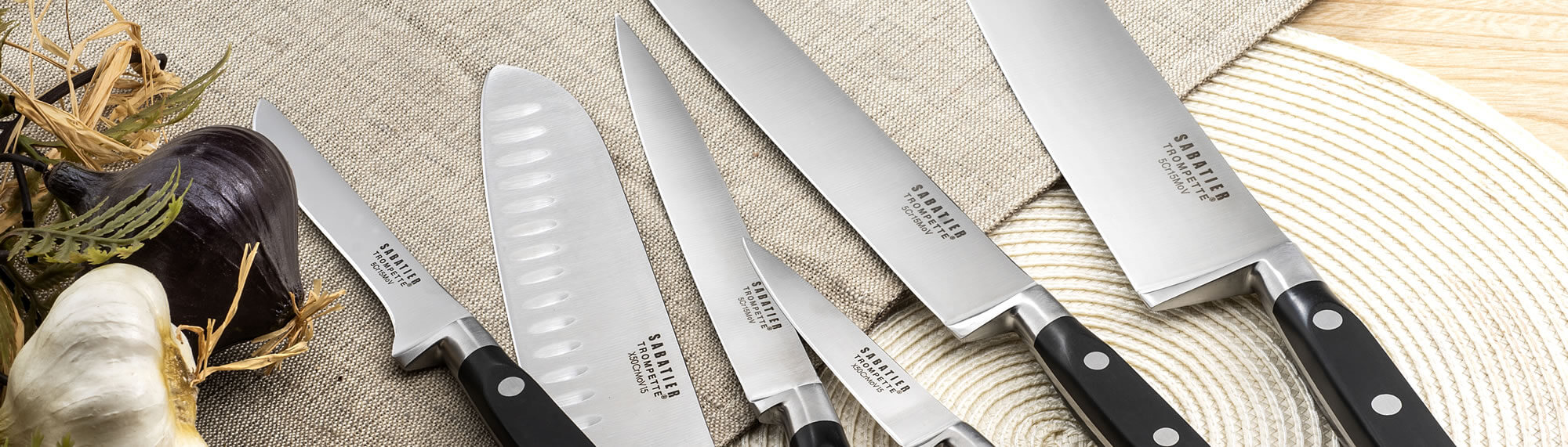 SABATIER TROMPETTE kitchen knives